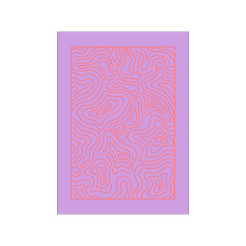 Modern Purple Wave 1 — Art print by Yuli Saputra from Poster & Frame