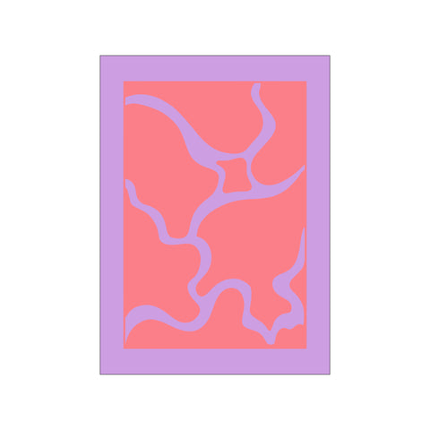 Modern Purple Wave 2 — Art print by Yuli Saputra from Poster & Frame