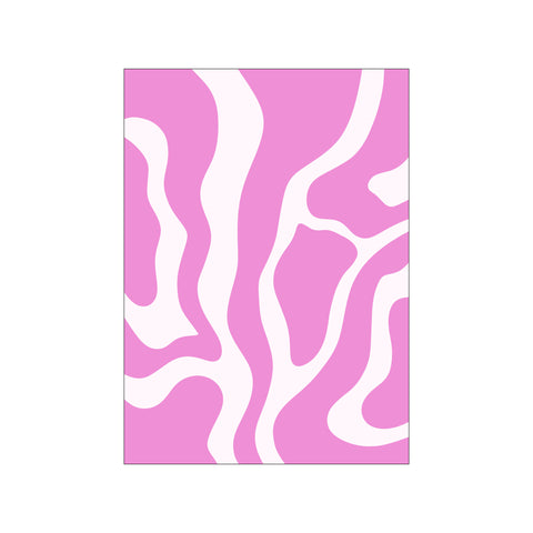 Modern Wave Lines — Art print by Yuli Saputra from Poster & Frame