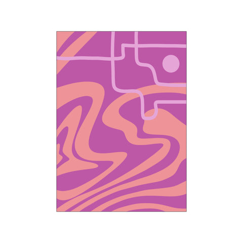 Steep Wave Line — Art print by Yuli Saputra from Poster & Frame