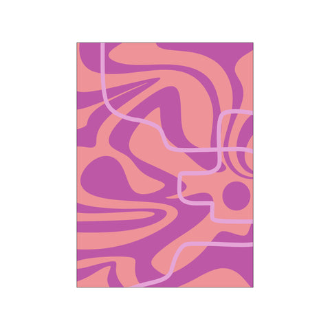 Wave Pattern Lines — Art print by Yuli Saputra from Poster & Frame