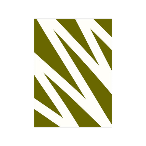 Zigzag Line — Art print by Yuli Saputra from Poster & Frame