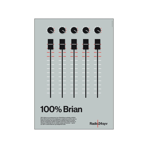100% Brian — Art print by Tobias Røder SHOP from Poster & Frame