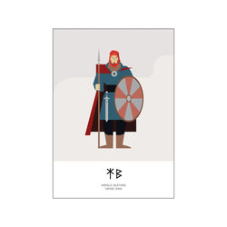 101 Harald Bluetooth — Art print by Viking Rego from Poster & Frame