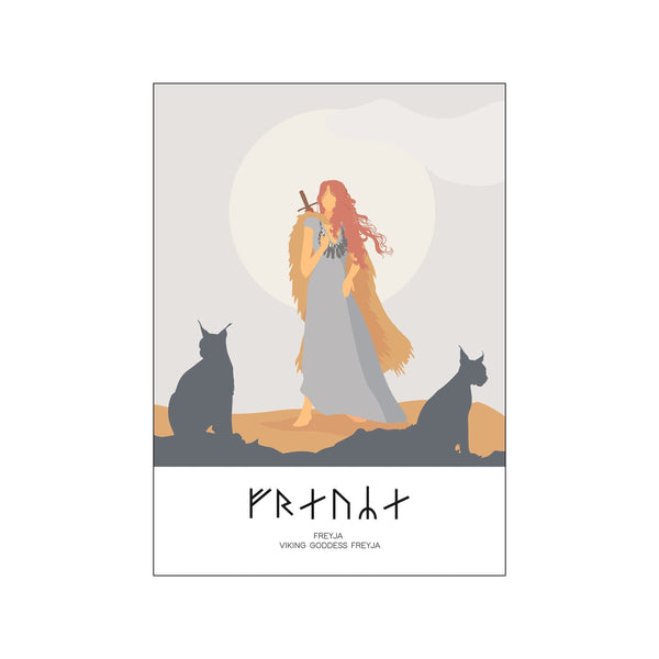 109 Viking Freyja — Art print by Viking Rego from Poster & Frame