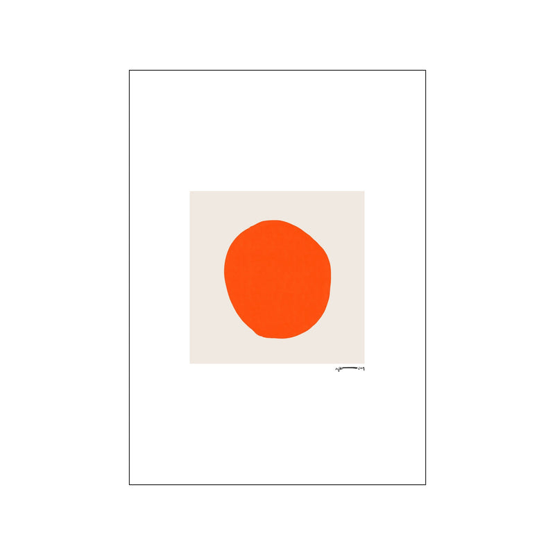 Point Orange — Art print by N. Atelier from Poster & Frame