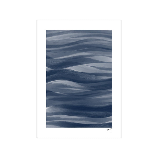 La Vague Bleue — Art print by N. Atelier from Poster & Frame