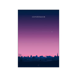 Copenhagen Evening — Art print by Enklamide from Poster & Frame