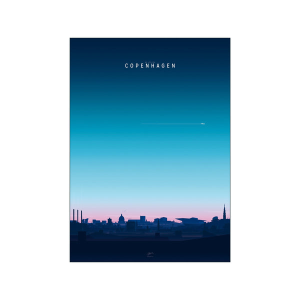 Copenhagen Morning — Art print by Enklamide from Poster & Frame