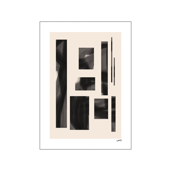 Lignes Noires — Art print by N. Atelier from Poster & Frame