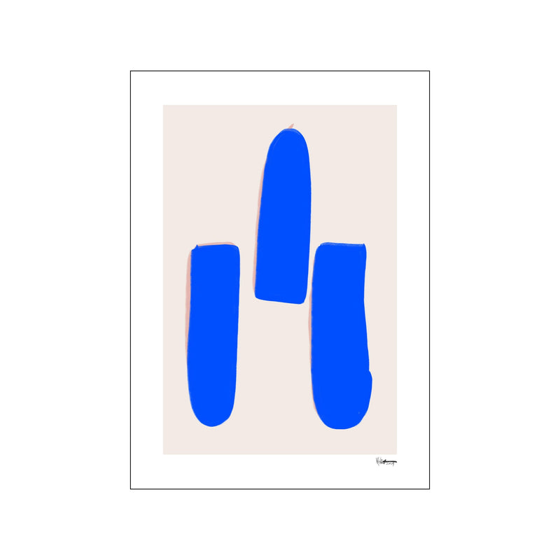 Trois Lignes Bleues — Art print by N. Atelier from Poster & Frame