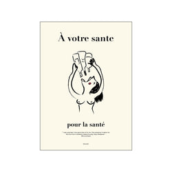 Á votre sante — Art print by Klorofyl from Poster & Frame