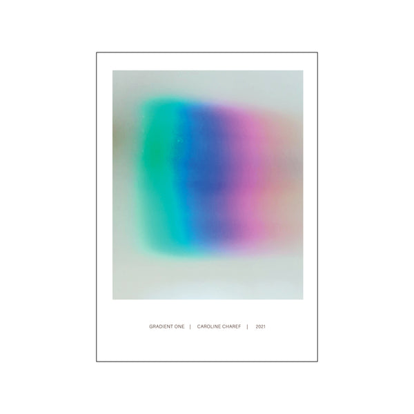 GRADIENT ONE — Art print by Caroline Charef from Poster & Frame