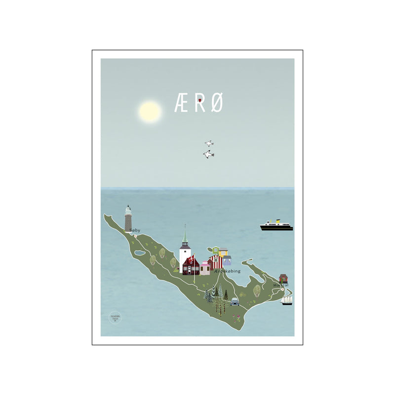Ærø — Art print by Lydia Wienberg from Poster & Frame