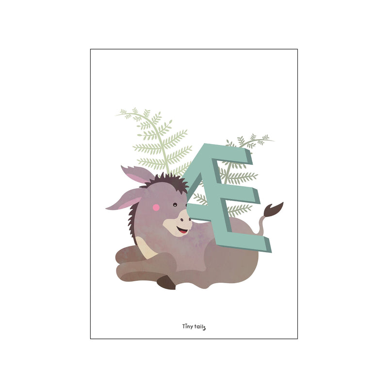 Æ for Æsel — Art print by Tiny Tails from Poster & Frame