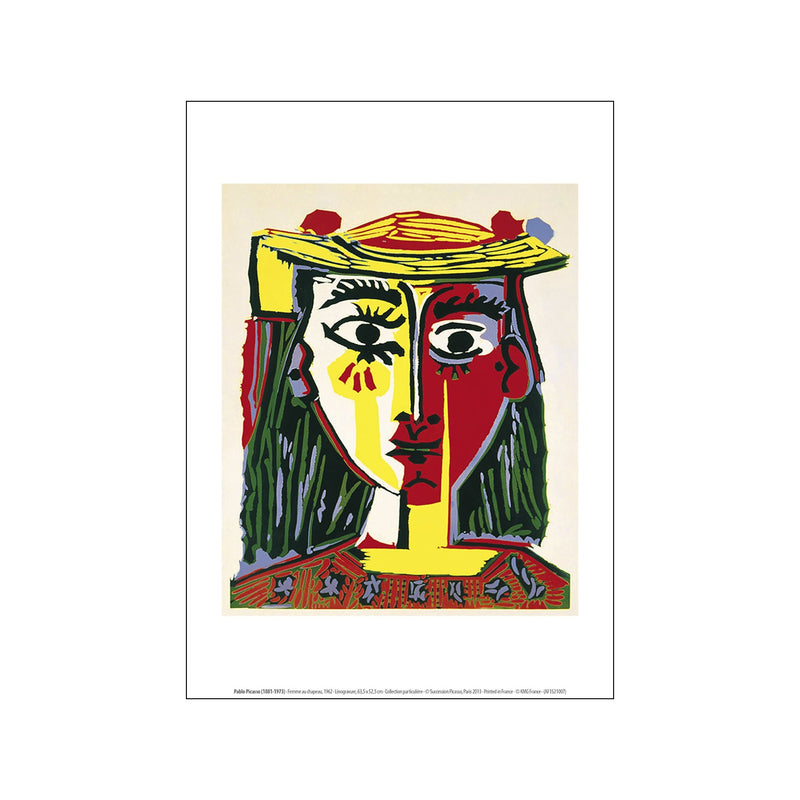 Femme au chapeau — Art print by Picasso from Poster & Frame
