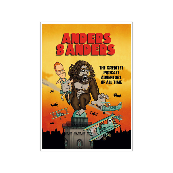 Anders & Anders - King Kong — Art print by Copenhagen Poster from Poster & Frame
