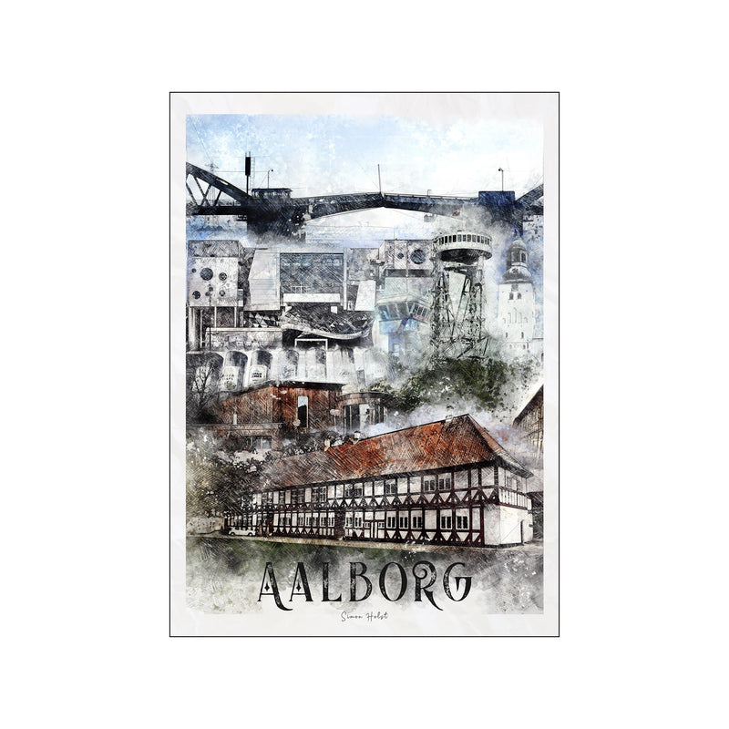 Aalborg — Art print by Simon Holst from Poster & Frame