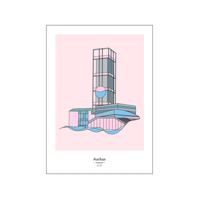 Aarhus By — Art print by PRYD Design from Poster & Frame