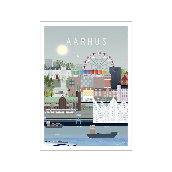 Aarhus — Art print by Lydia Wienberg from Poster & Frame