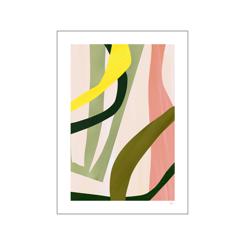 Abstract cut out 1 of 3 — Art print by Violets Print House from Poster & Frame