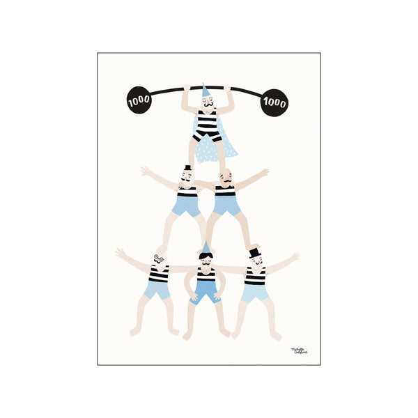 Acrobats — Art print by Michelle Carlslund - Kids from Poster & Frame