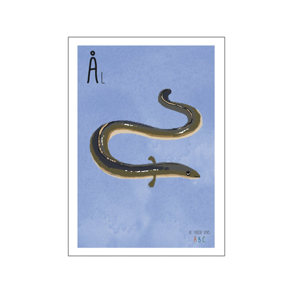 Ål — Art print by Line Malling Schmidt from Poster & Frame
