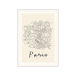 Aleisha - Neighborhood Map - Paris — Art print by PSTR Studio from Poster & Frame