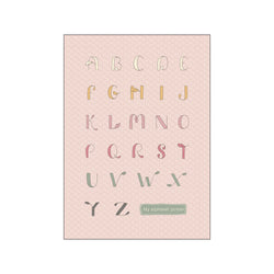 Alphabet — Art print by ByAnnika from Poster & Frame