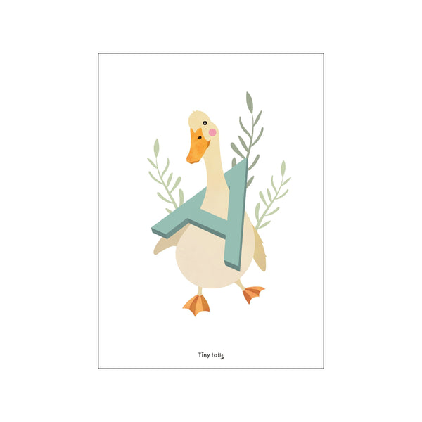 A for And — Art print by Tiny Tails from Poster & Frame