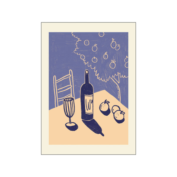 Anouk - Wine and oranges — Art print by PSTR Studio from Poster & Frame