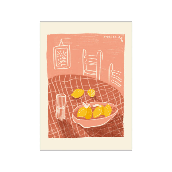 Anouk - Lemon basket — Art print by PSTR Studio from Poster & Frame
