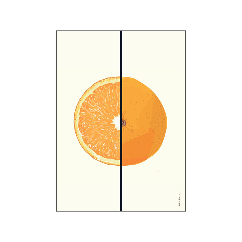 Appelsin Plakat — Art print by bylindhardt from Poster & Frame