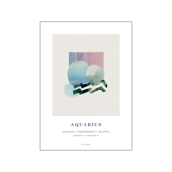 Aquarius — Art print by Ditte Darko from Poster & Frame