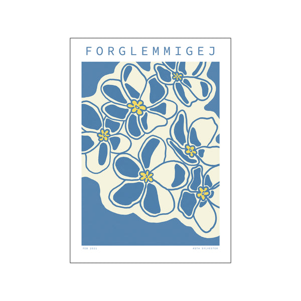 Forglemmigej — Art print by Asta Sylvester from Poster & Frame