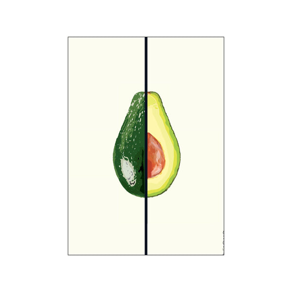 Avocado Plakat — Art print by bylindhardt from Poster & Frame