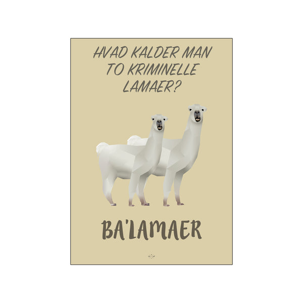 Ba'lamaer — Art print by Citatplakat from Poster & Frame