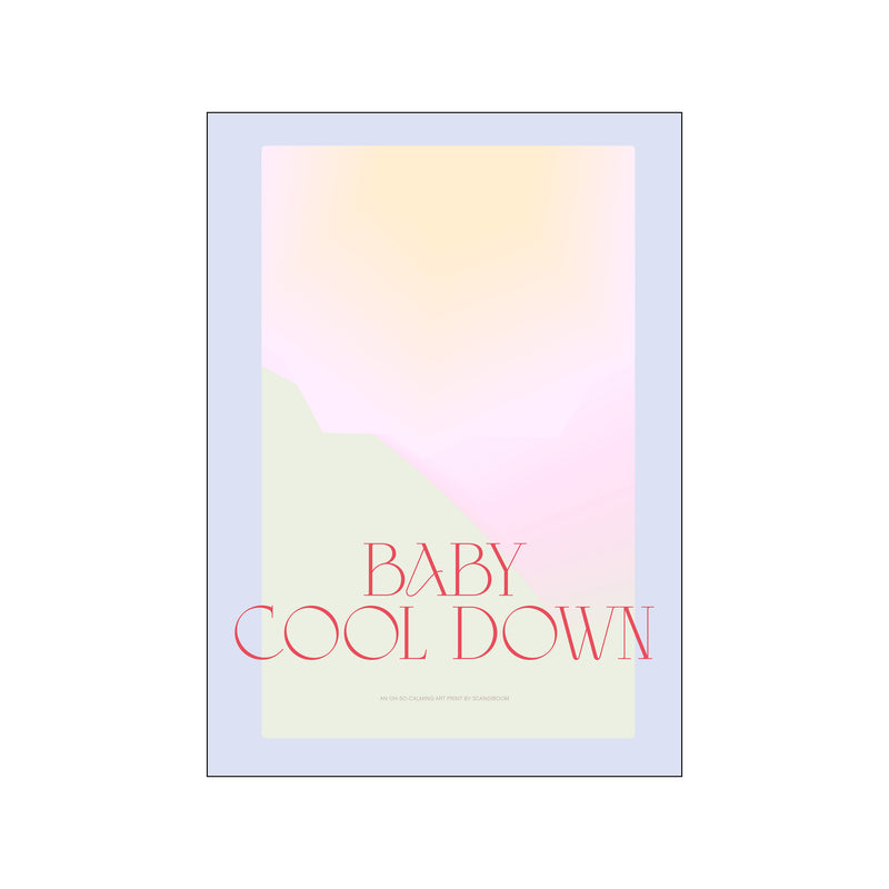 Baby Cool Down — Art print by Scandiboom from Poster & Frame