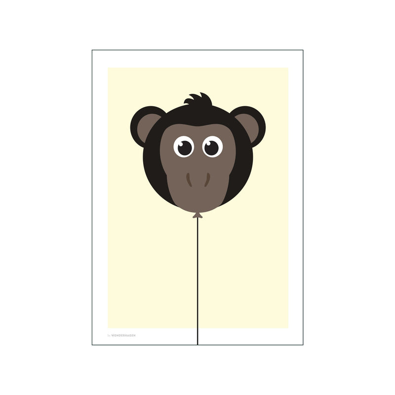 Balloon Animals Chimpanzee — Art print by Wonderhagen from Poster & Frame