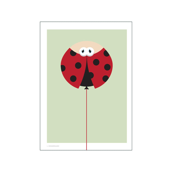 Balloon Animals Lady Bug — Art print by Wonderhagen from Poster & Frame