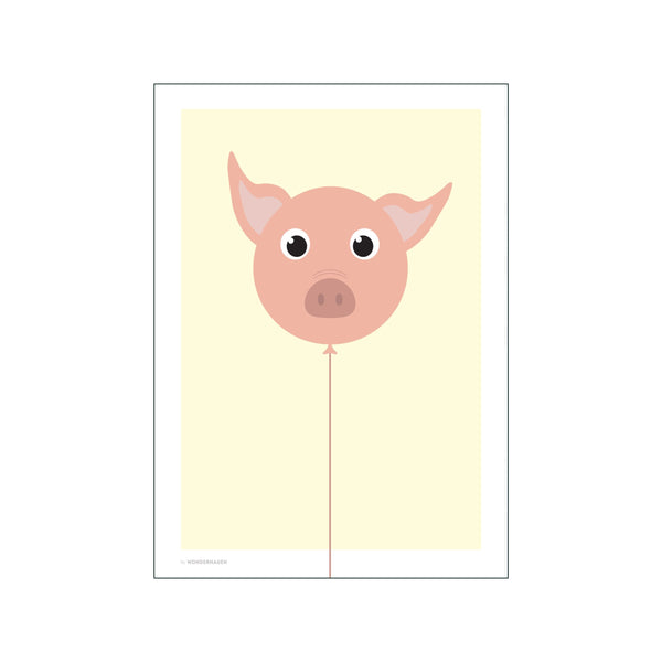 Balloon Animals Pig — Art print by Wonderhagen from Poster & Frame