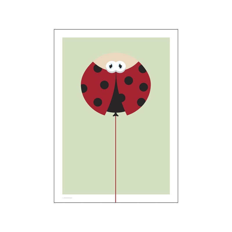 Balloon Animals Ladybug — Art print by Wonderhagen from Poster & Frame