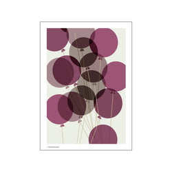 Balloon Purple — Art print by Wonderhagen from Poster & Frame