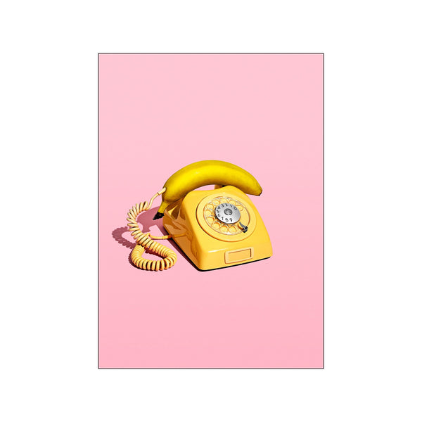 Banana phone — Art print by Supermercat from Poster & Frame