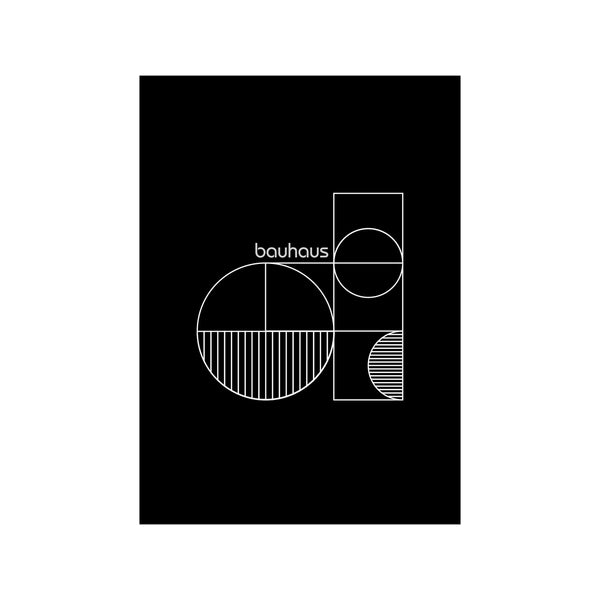Bauhaus noir — Art print by PSTR Studio from Poster & Frame