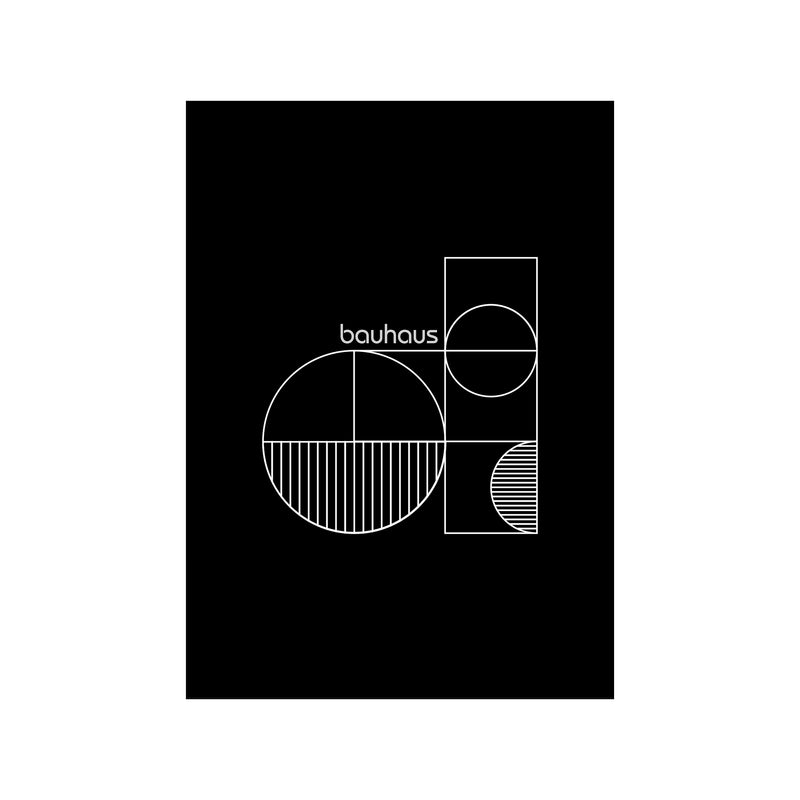 Bauhaus noir — Art print by PSTR Studio from Poster & Frame