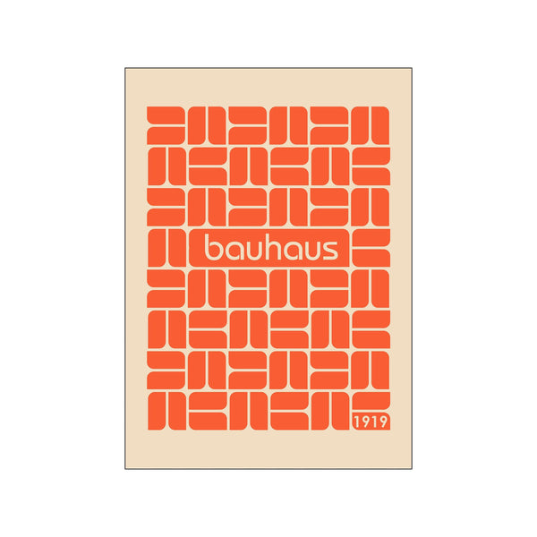 Bauhaus Orange — Art print by PSTR Studio from Poster & Frame