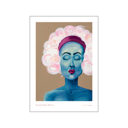 Beautiful Blue — Art print by All By Voss from Poster & Frame