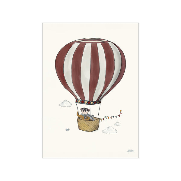Beautiful Balloon — Art print by Willero Illustration from Poster & Frame