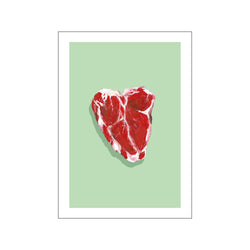 Beef — Green — Art print by Different Studio from Poster & Frame